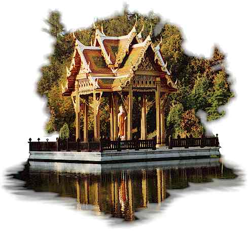 Thai Sala im See des Mnchner Westparks